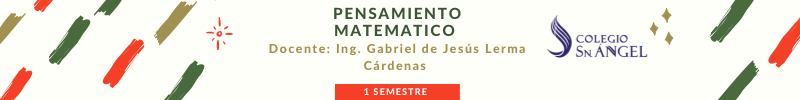 PENSAMIENTO MATEMATICO I  