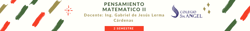 PENSAMIENTO MATEMATICO II